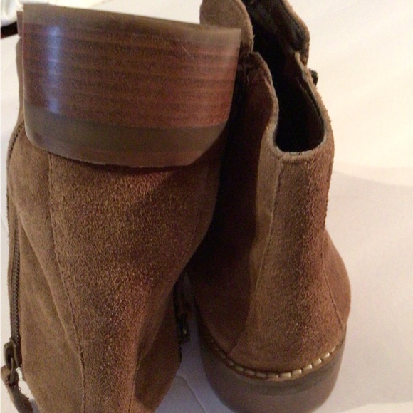 Cole Haan Tan Suede Ankle Boots - Picture 3 of 4